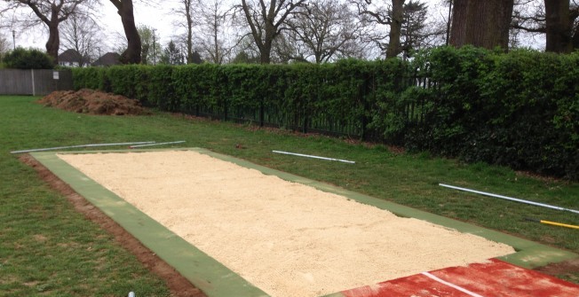 Long Jump Pit in Pentrebach